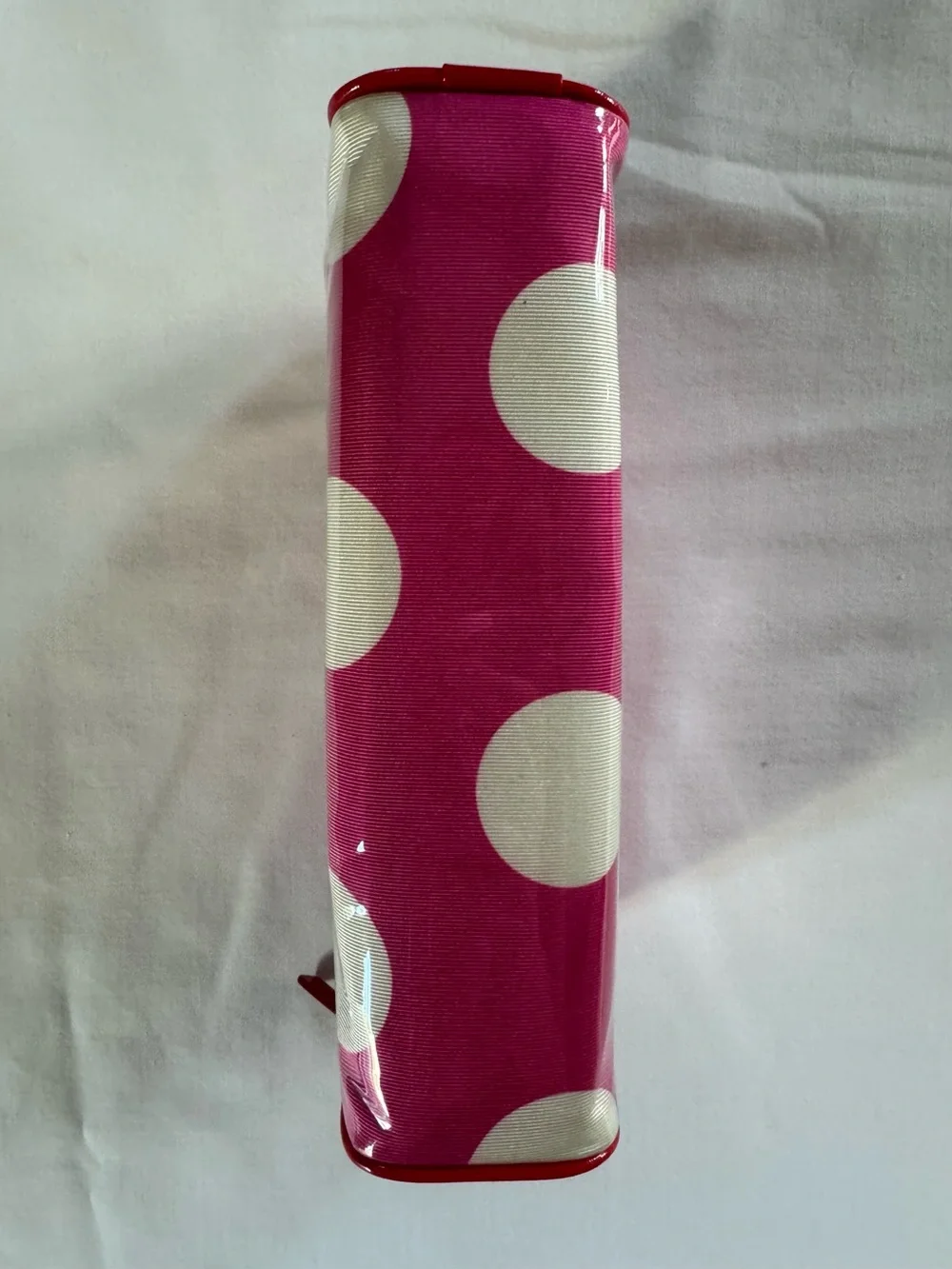 kate spade Pink Polka Dot Makeup Bag / Cosmetic Case